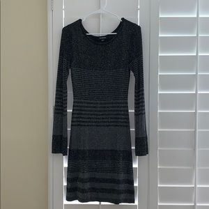 BEBE long sleeve sweater dress